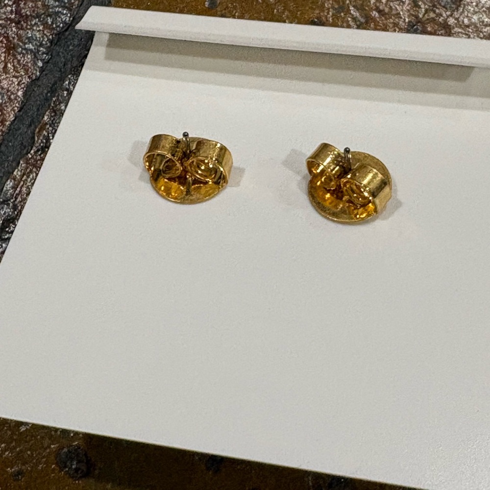 Tory Burch Logo Drop Enamel Ball Earrings – NWOT - Picture 4 of 5